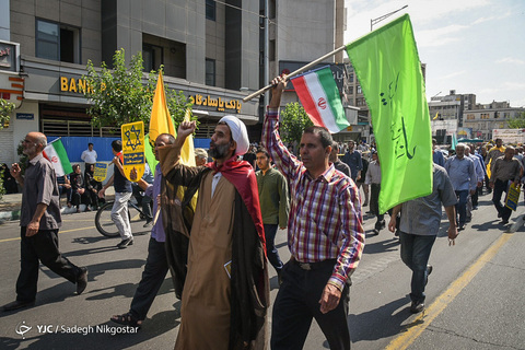 راهپیمایی روز جهانی قدس در تهران -۱