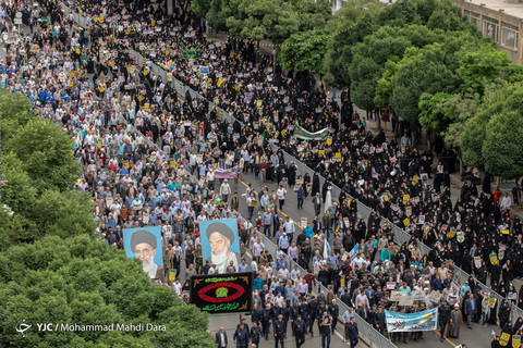 راهپیمایی روز جهانی قدس در مشهدمقدس
