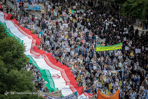 راهپیمایی روز جهانی قدس در مشهدمقدس
