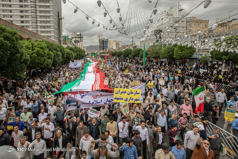 راهپیمایی روز جهانی قدس در مشهدمقدس