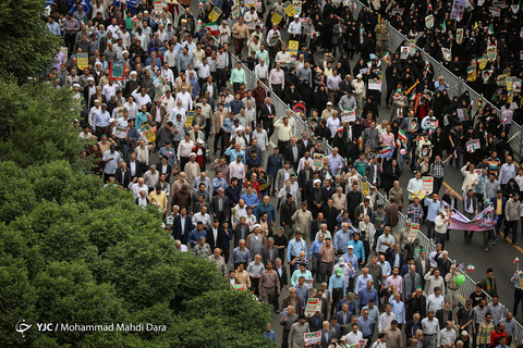 راهپیمایی روز جهانی قدس در مشهد مقدس