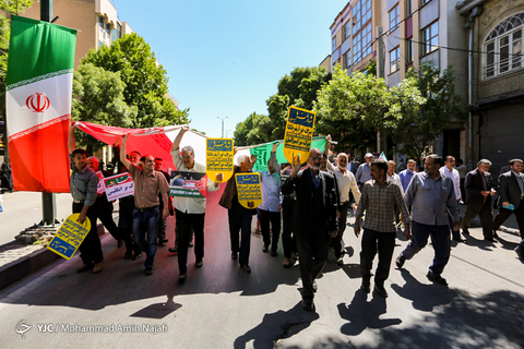 راهپیمایی روز جهانی قدس در همدان