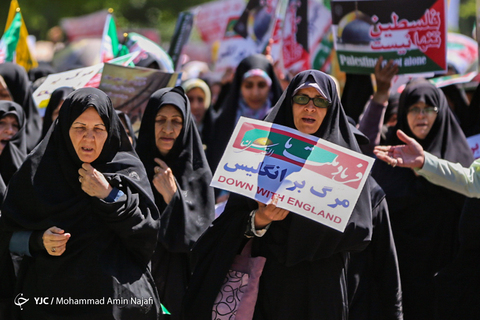 راهپیمایی روز جهانی قدس در همدان