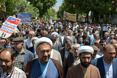راهپیمایی روز جهانی قدس در یاسوج