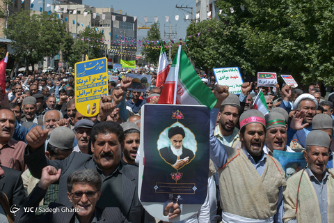 راهپیمایی روز جهانی قدس در یاسوج