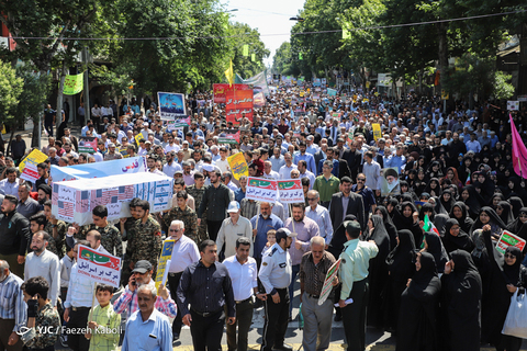 راهپیمایی روز جهانی قدس در گرگان