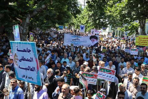 راهپیمایی روز جهانی قدس در گرگان