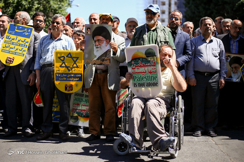 راهپیمایی روز جهانی قدس در قزوین