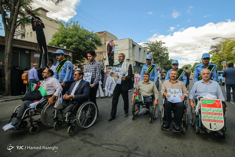 راهپیمایی روز جهانی قدس در زنجان