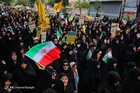 راهپیمایی روز جهانی قدس در زنجان