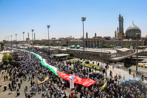راهپیمایی روز جهانی قدس در قم