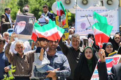 راهپیمایی روز جهانی قدس در ایلام