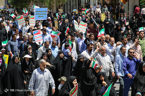 راهپیمایی روز جهانی قدس در ایلام