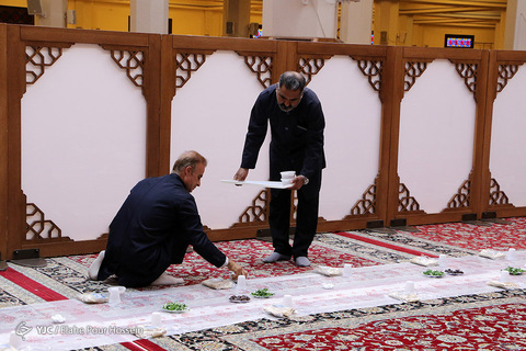 سنت حسنه افطاری ساده حرم شاهچراغ(ع) شیراز