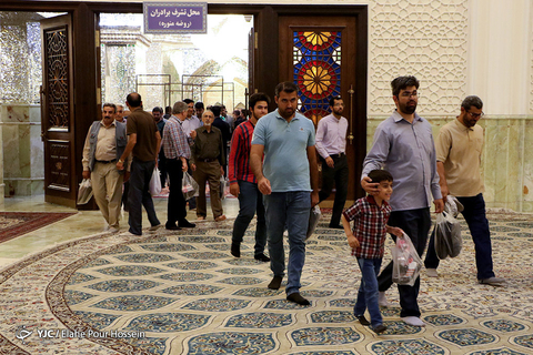 سنت حسنه افطاری ساده حرم شاهچراغ(ع) شیراز