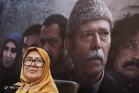 آفرین عبیسی بازیگر در نشست خبری سریال برادرجان