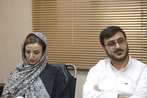 محمدرضا شفیعی و ندا جبرائیلی در نشست خبری سریال برادرجان