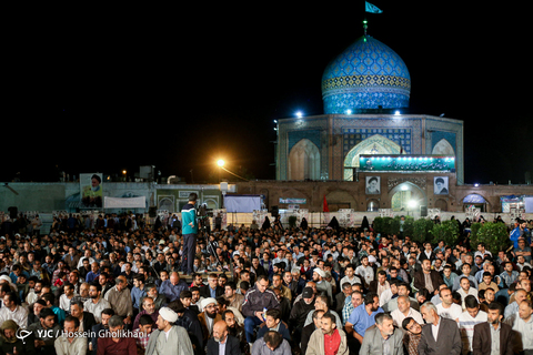 مراسم «شب وداع» با ماه رمضان در قزوین
