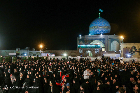 مراسم «شب وداع» با ماه رمضان در قزوین