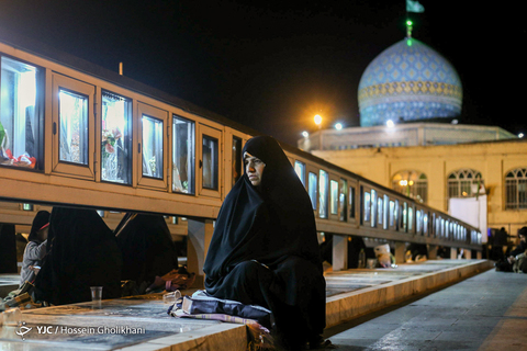 مراسم «شب وداع» با ماه رمضان در قزوین