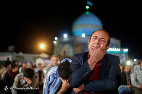 مراسم «شب وداع» با ماه رمضان در قزوین
