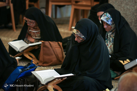 محفل انس با قرآن در مسجد حاج آقا صابر اراک