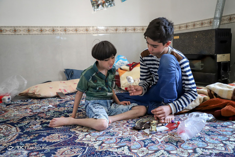 مُنیب؛ کودک خاص سیل‌زده
