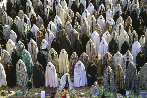 اقامه نماز عیدسعیدفطر در حرم حضرت عبدالعظیم الحسنی(ع) شهرری