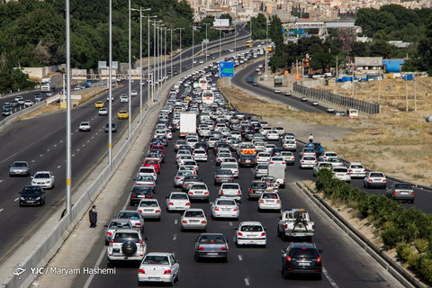 ترافیک سنگین بازگشت مسافران
