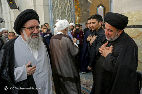 مراسم بزرگداشت حجت الاسلام محمد خرسند امام جمعه شهید کازرون در مسجد اعظم قم