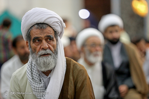 مراسم بزرگداشت حجت الاسلام محمد خرسند امام جمعه شهید کازرون در مسجد اعظم قم