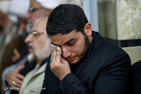 مراسم بزرگداشت حجت الاسلام محمد خرسند امام جمعه شهید کازرون در مسجد اعظم قم