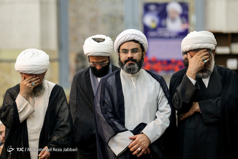 مراسم بزرگداشت حجت الاسلام محمد خرسند امام جمعه شهید کازرون در مسجد اعظم قم