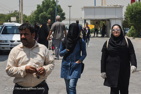 گرمای طاقت فرسا در اهواز
