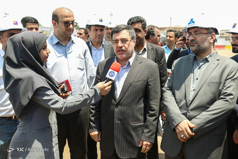 بارگیری سکوی سوم فاز ۱۴ پارس جنوبی در بندرعباس