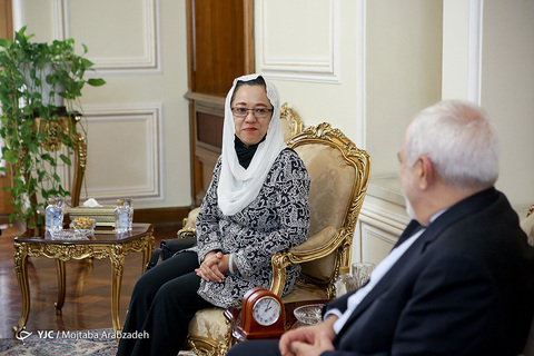 دیدار ظریف با دبیرکل سازمان ملل در امور اسکاپ