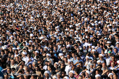 تشییع پیکر آیت الله محقق کابلی در قم