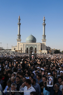 تشییع پیکر آیت الله محقق کابلی در قم