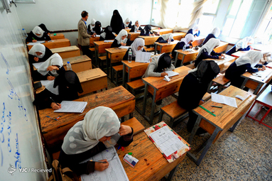 امتحانات نهایی در مدارس یمن