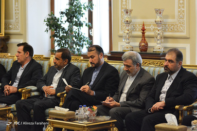 دیدار نایب رئیس مجلس نمایندگان عراق با علی لاریجانی