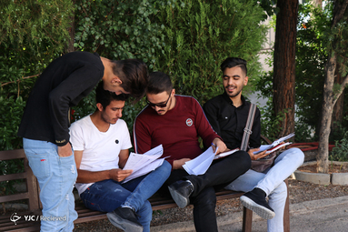 حال و هوای امتحانات پایان ترم دانشجویان
