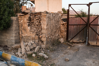 خسارات زلزله روستای گل‌گیر مسجدسلیمان
