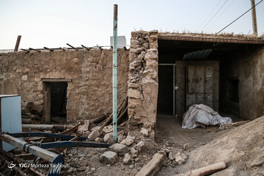 خسارات زلزله روستای گل‌گیر مسجدسلیمان