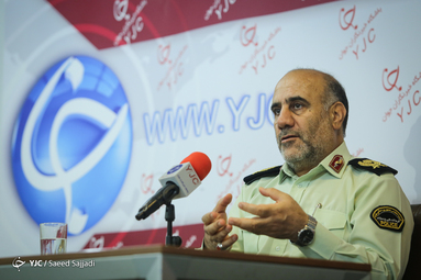 بازدید رئیس پلیس تهران بزرگ از باشگاه خبرنگاران جوان