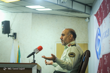 بازدید رئیس پلیس تهران بزرگ از باشگاه خبرنگاران جوان