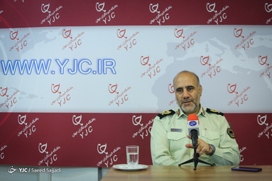 بازدید رئیس پلیس تهران بزرگ از باشگاه خبرنگاران جوان