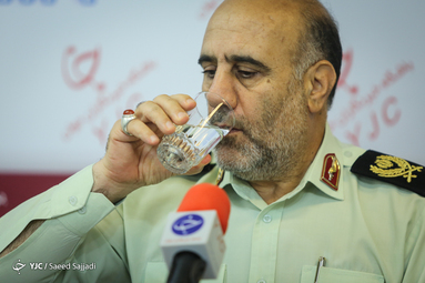 بازدید رئیس پلیس تهران بزرگ از باشگاه خبرنگاران جوان