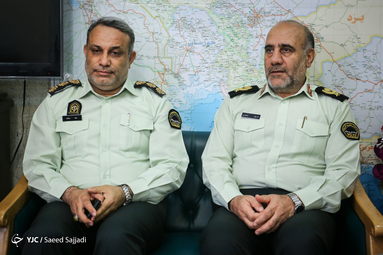 بازدید رئیس پلیس تهران بزرگ از باشگاه خبرنگاران جوان