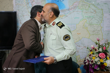 بازدید رئیس پلیس تهران بزرگ از باشگاه خبرنگاران جوان