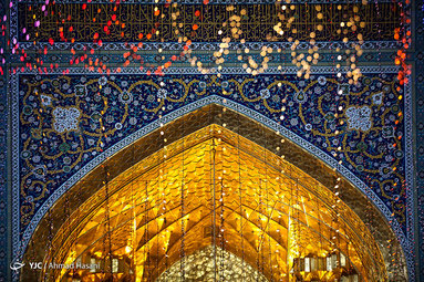 حال و هوای حرم مطهر رضوی در آستانه میلاد امام رضا (ع)